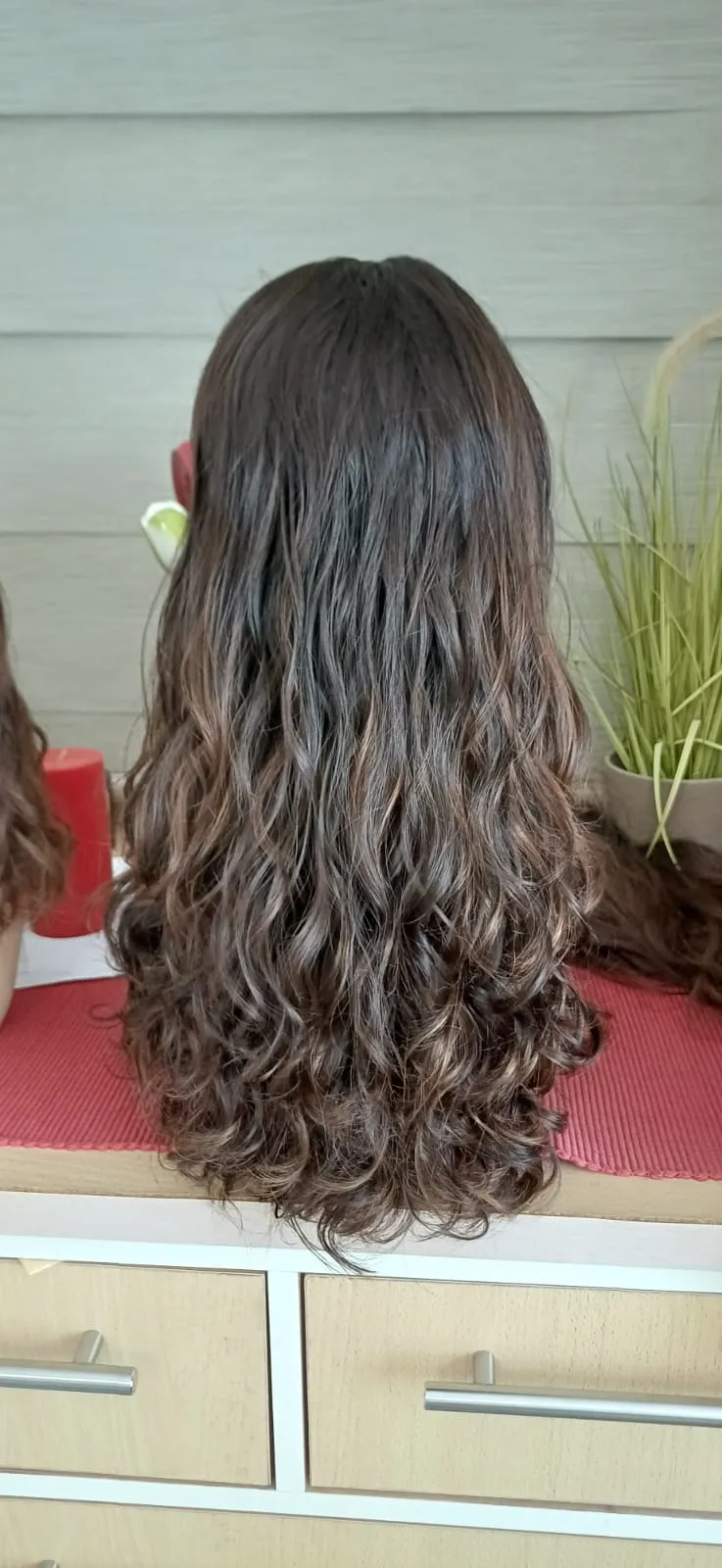 פאה מתולתלת בייבוש טבעי